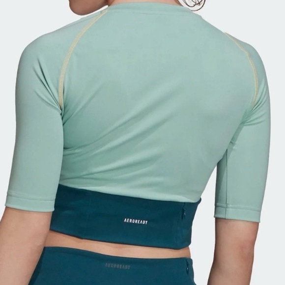 Adidas Aeroready Sport Crop Top Sz Med NWT - Picture 2 of 9